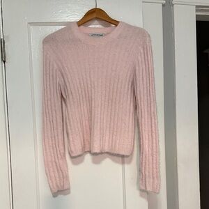 Urban Outfitters Soft Pink Ribbed Sweater
